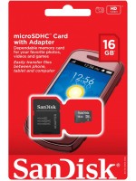 Carto de Memria Micro SD 16GB com Adaptador microSDHC