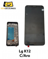 Tela Display Lcd Touch Frontal LG K12 C/ Aro Original 