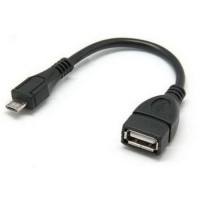 Cabo adaptador Micro USB OTG Pendrive para celular e Tablet (V8)